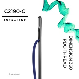 [C2190-C-20] Intraline PDO Thread C2190-C - Dimension 360 W Cannula 21G 90/150mm 2-0 (20 pack)